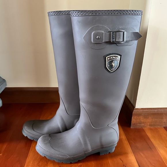 Kamik Jennifer Rain Boots -Dark Brown- Size 8 - Picture 4 of 4